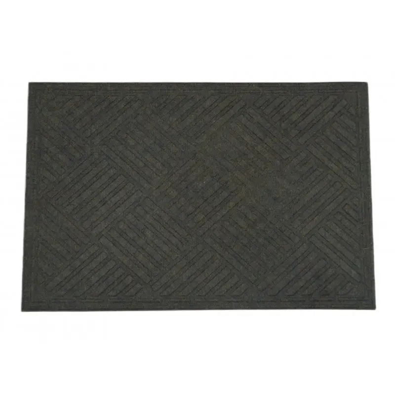 Wycieraczka tekstylna plecionka brąz 40x60