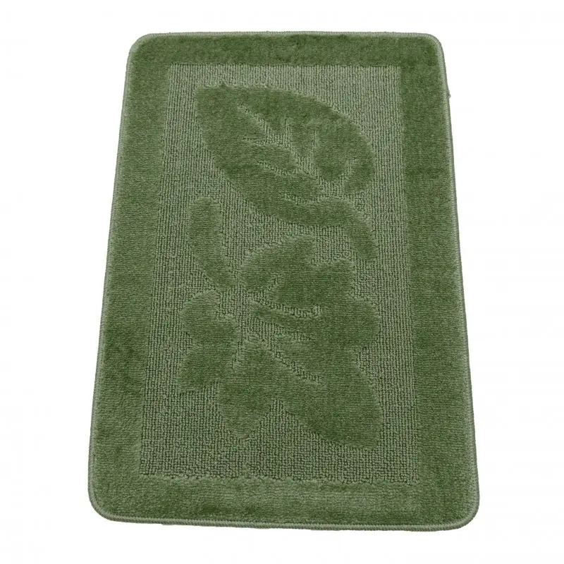 Antypoślizgowy dywanik łazienkowy 50x80 pojedynczy zielony